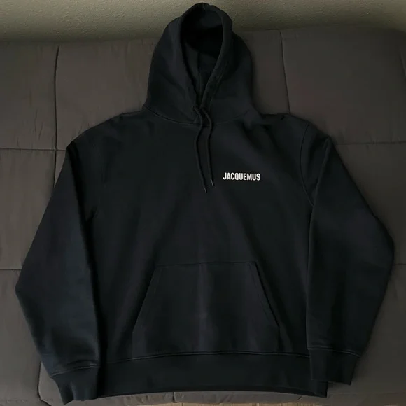 Navy Jacquemus hoodie - Picture 1 of 7